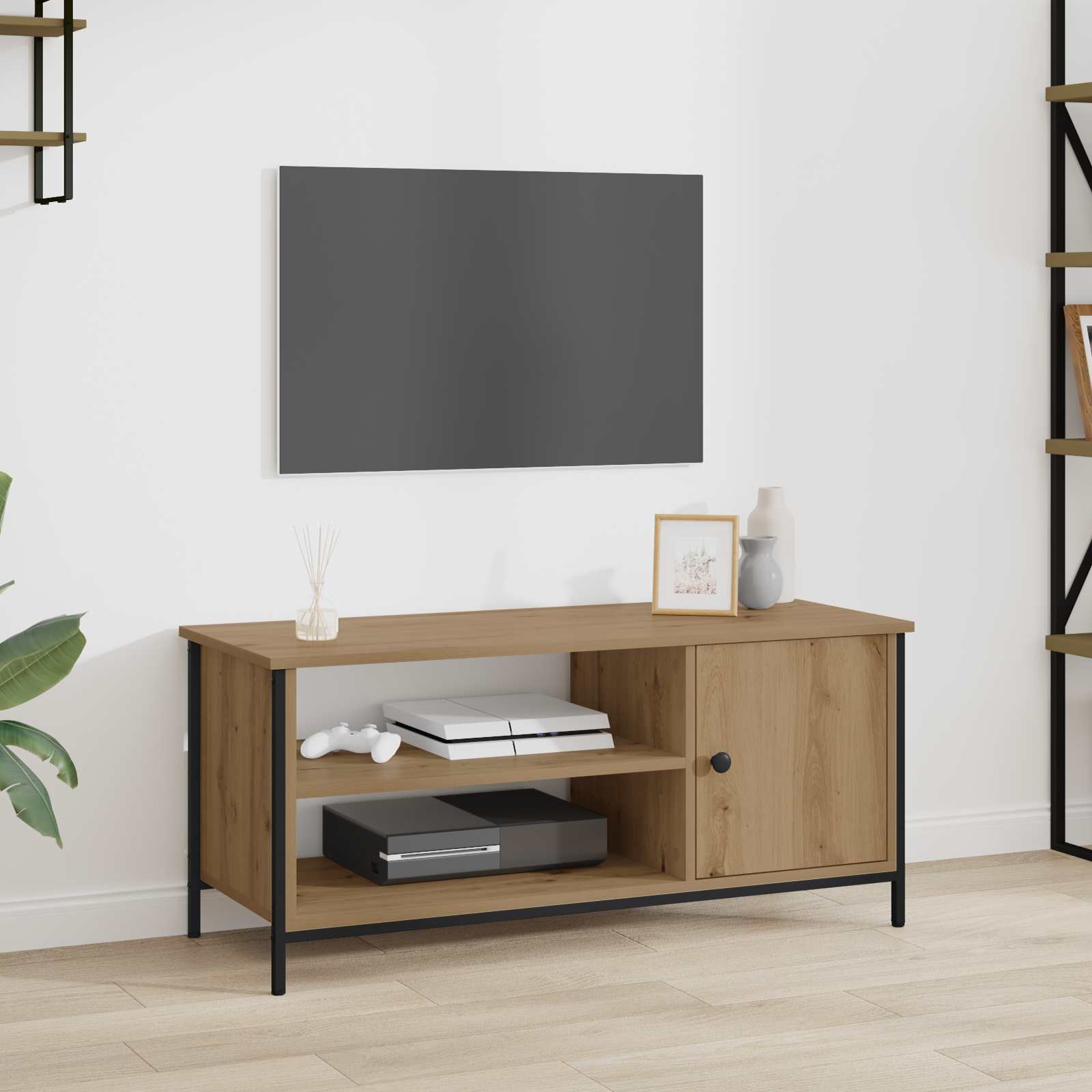 vidaXL Szafka pod telewizor Dąb rzemieślniczy 100 x 40 x 45 cm