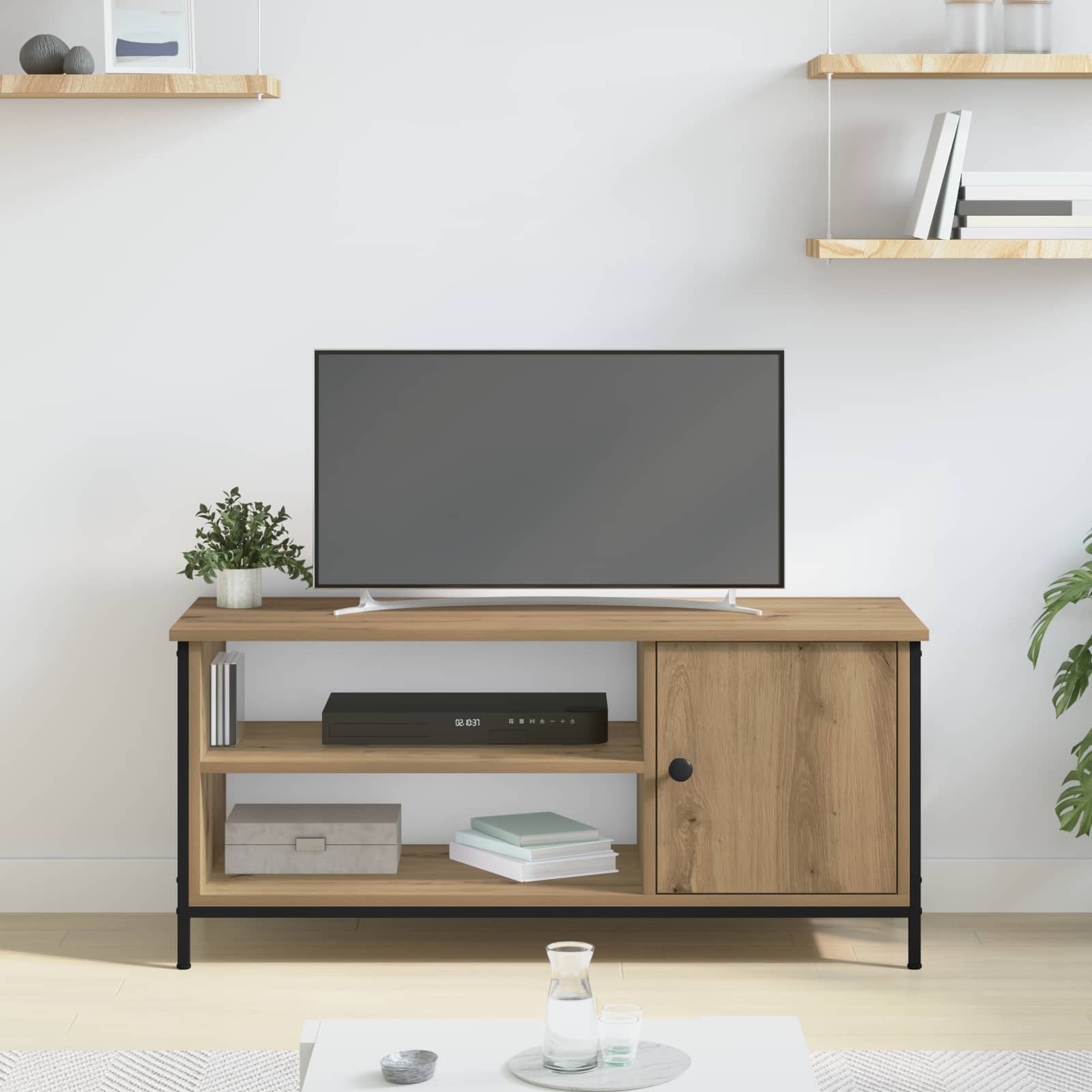 vidaXL Szafka pod telewizor Dąb rzemieślniczy 100 x 40 x 45 cm