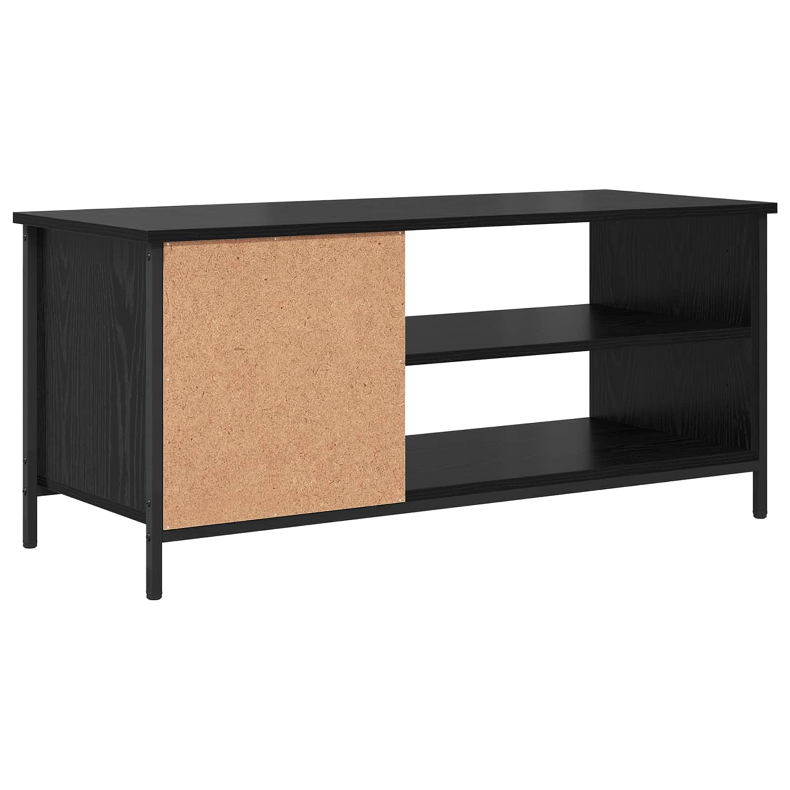 vidaXL Szafka pod telewizor Czarny Dąb 100 x 40 x 45 cm