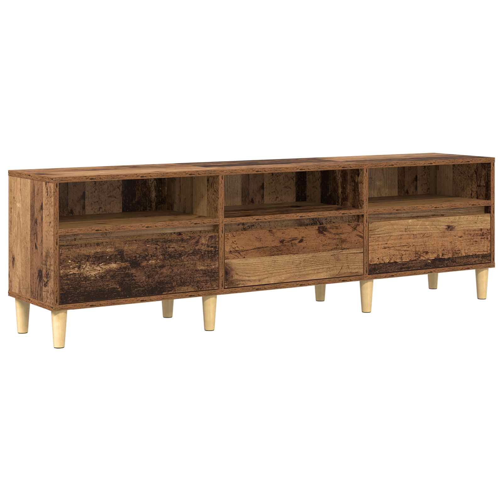 vidaXL Szafka pod telewizor 150 x 30 x 45 cm Stare drewno