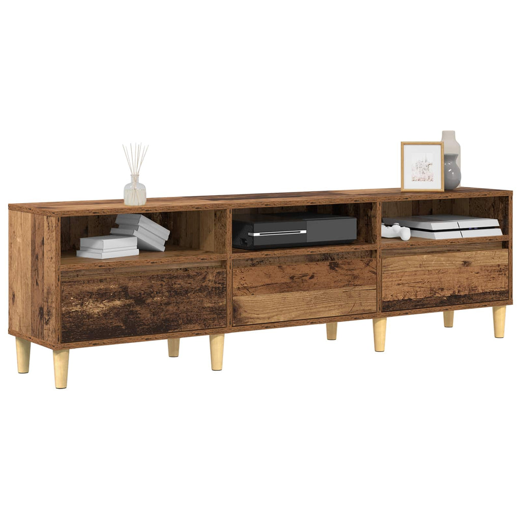 vidaXL Szafka pod telewizor 150 x 30 x 45 cm Stare drewno