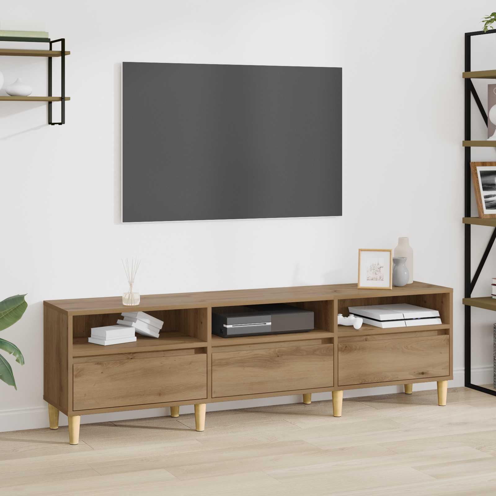 vidaXL Szafka pod telewizor Dąb rzemieślniczy 150 x 30 x 45 cm