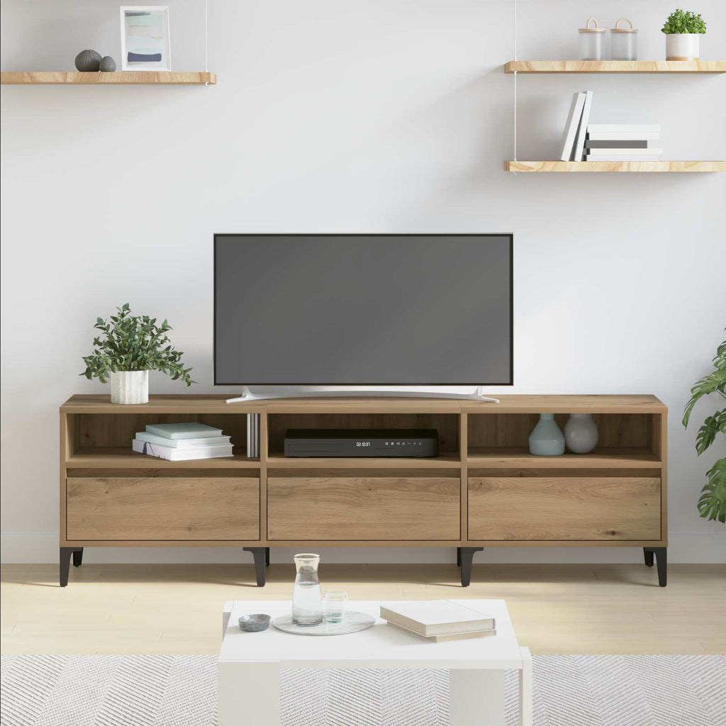vidaXL Szafka pod telewizor Dąb rzemieślniczy 150 x 30 x 45 cm