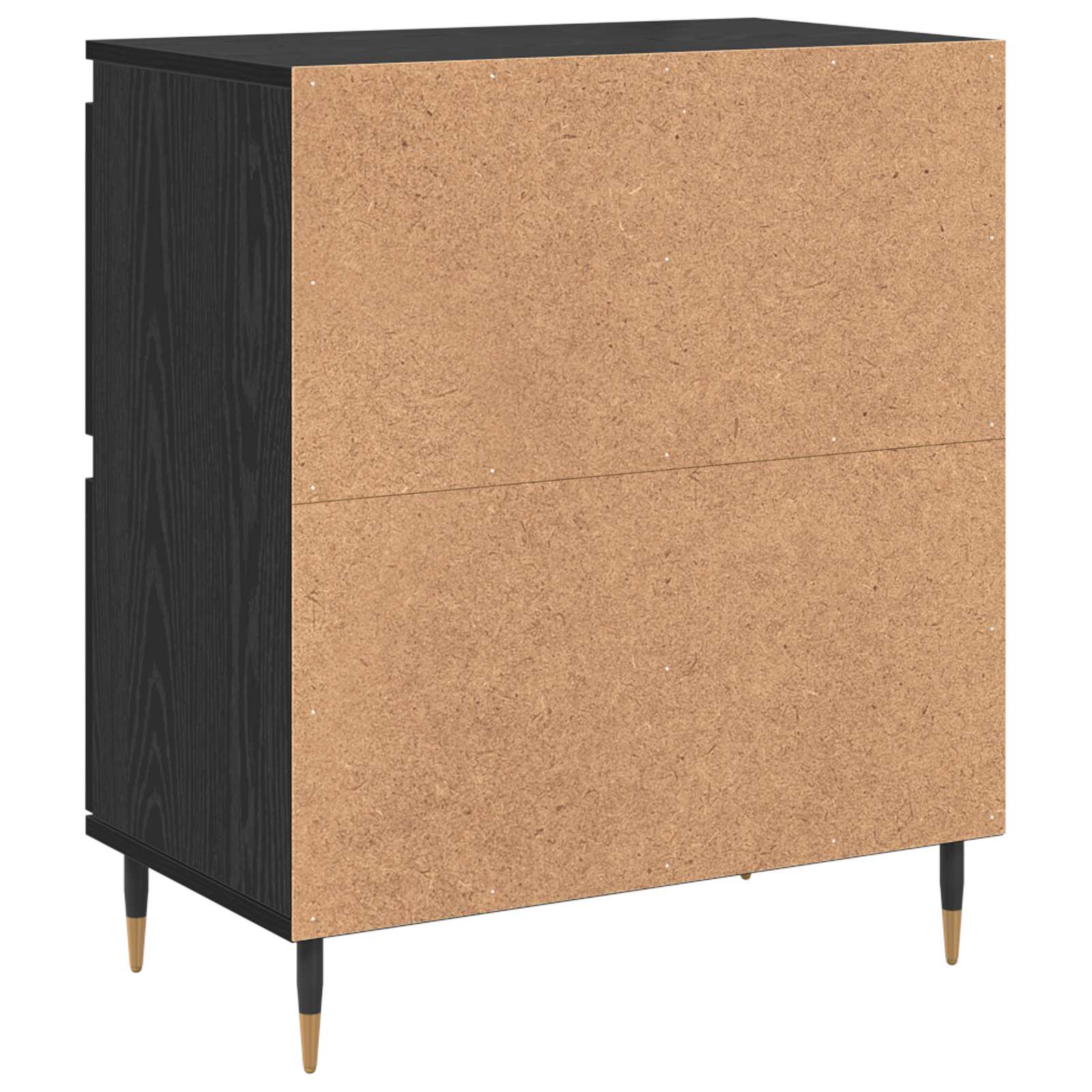 vidaXL Bufet Czarny Dąb 60 x 35 x 70 cm