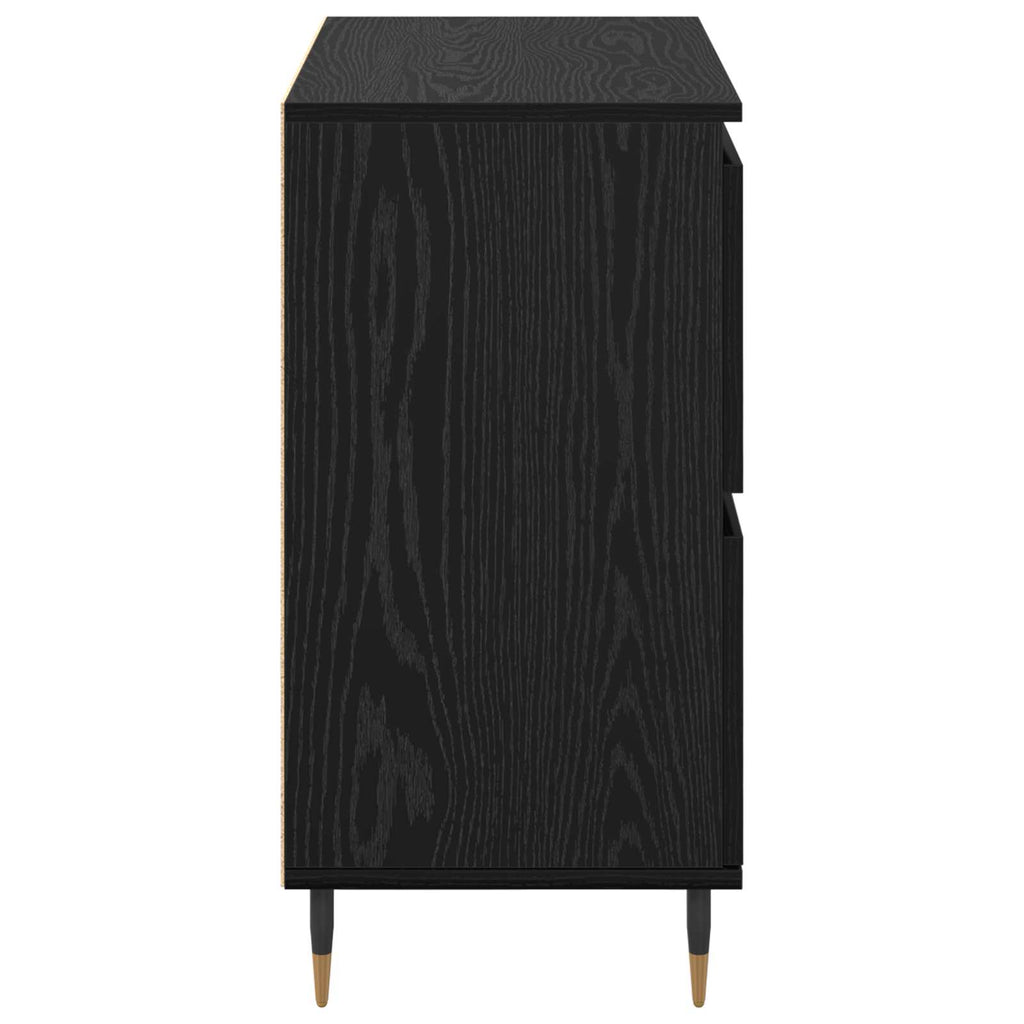 vidaXL Bufet Czarny Dąb 60 x 35 x 70 cm