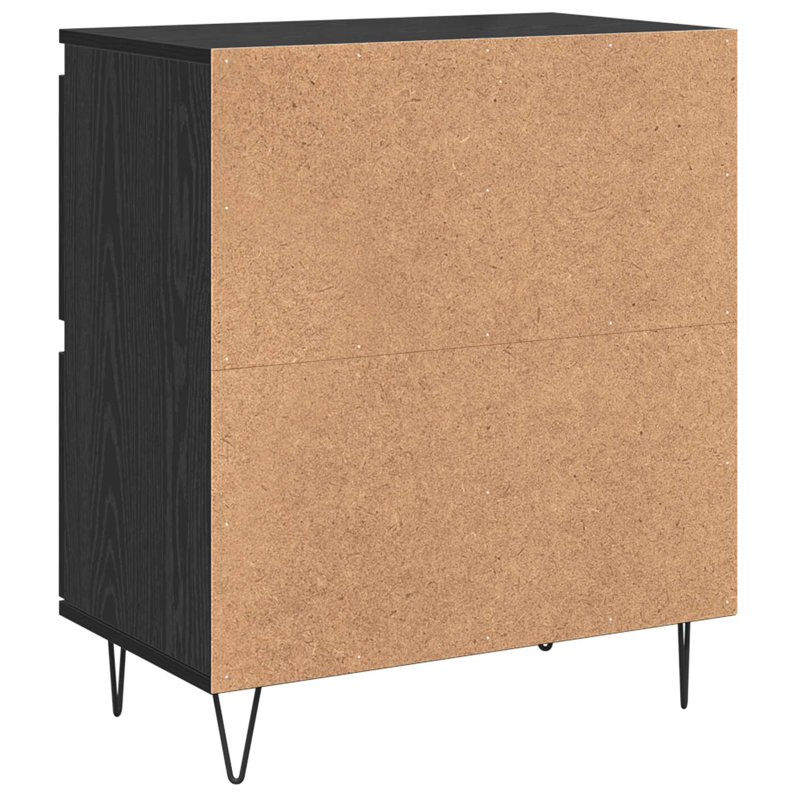vidaXL Bufet Czarny Dąb 60 x 35 x 70 cm