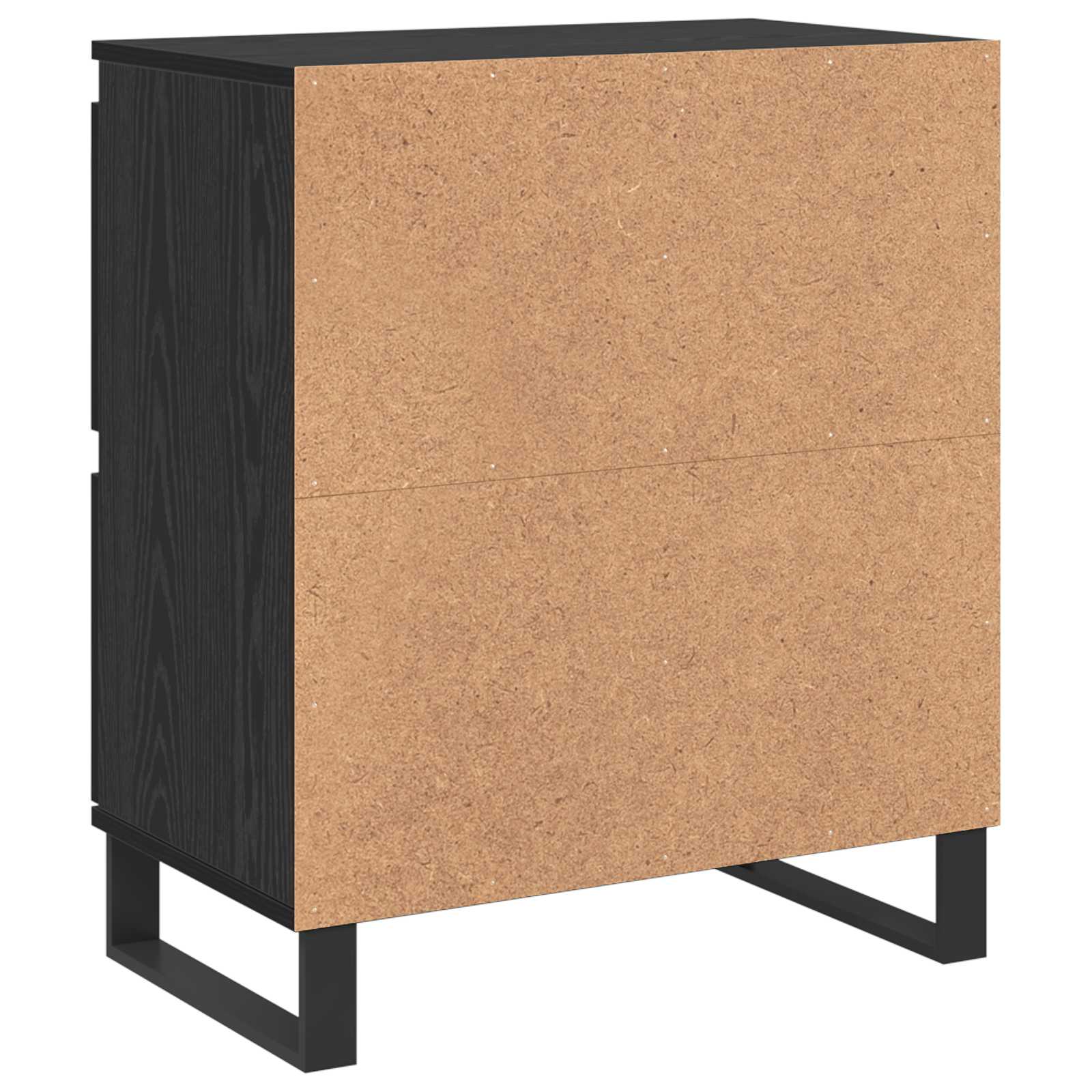 vidaXL Bufet Czarny Dąb 60 x 35 x 70 cm