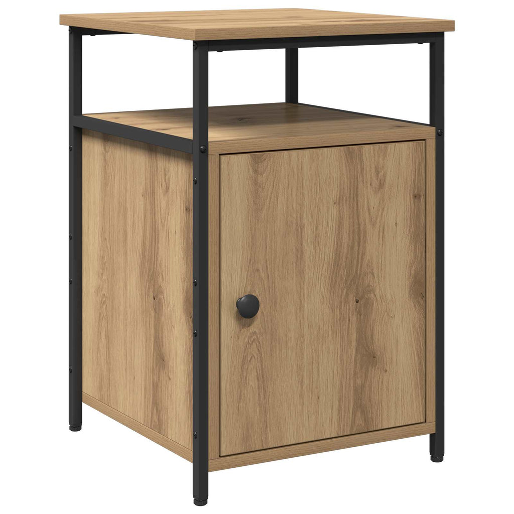 vidaXL Szafka Nocna 2 pcs dąb artisan Materiał drewnopochodny