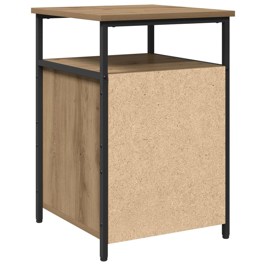 vidaXL Szafka Nocna 2 pcs dąb artisan Materiał drewnopochodny