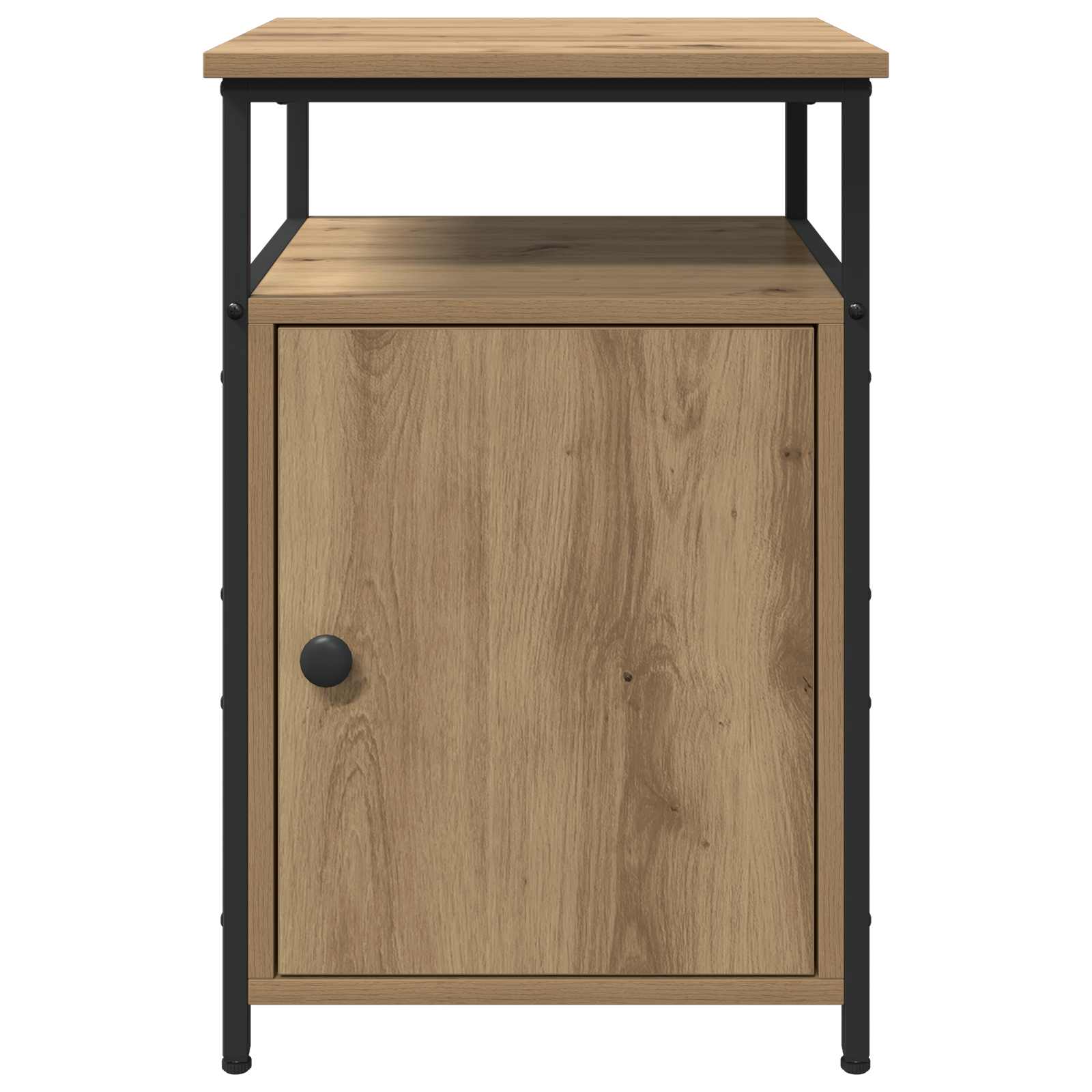 vidaXL Szafka Nocna 2 pcs dąb artisan Materiał drewnopochodny