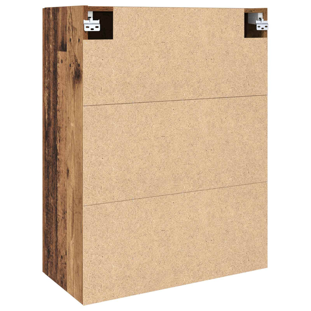 vidaXL Szafka ścienna Stare drewno 69,5 x 34 x 90 cm