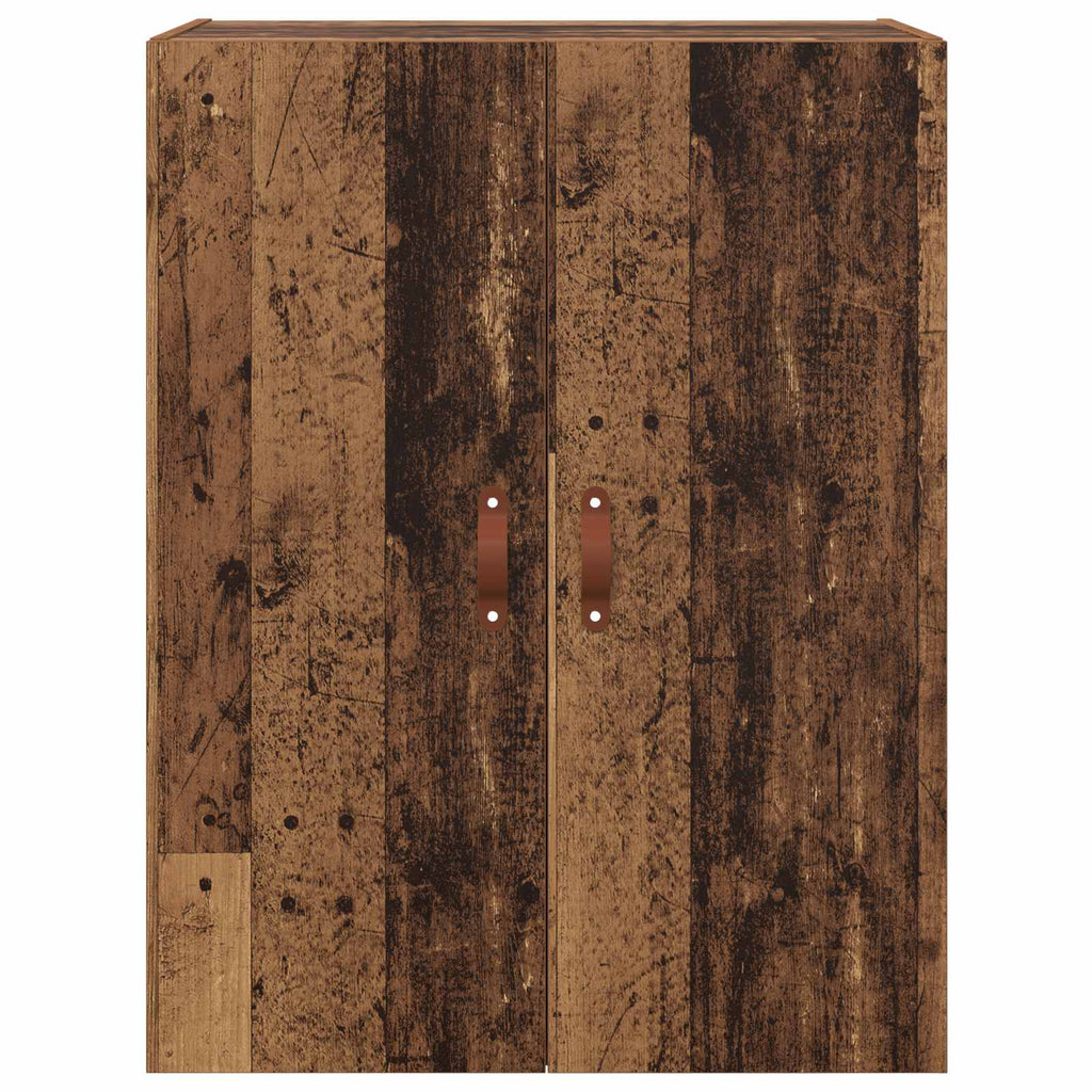 vidaXL Szafka ścienna Stare drewno 69,5 x 34 x 90 cm
