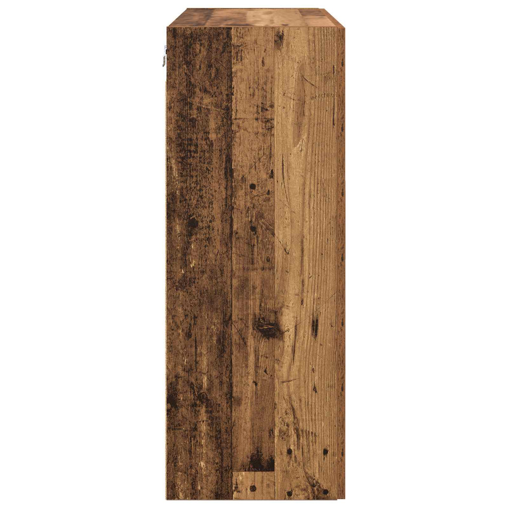vidaXL Szafka ścienna Stare drewno 69,5 x 34 x 90 cm