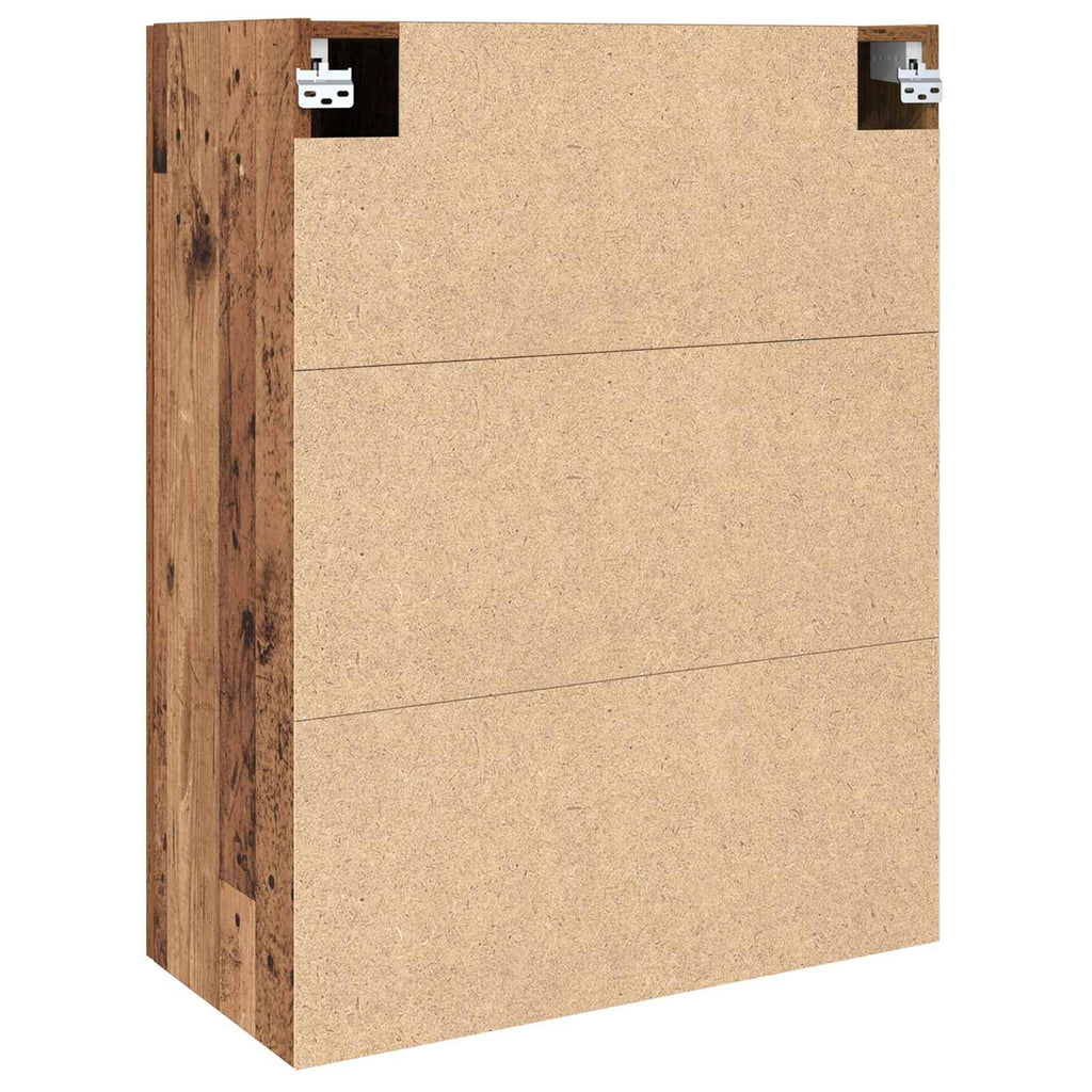 vidaXL Szafka ścienna Stare drewno 69,5 x 34 x 90 cm