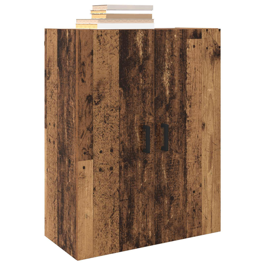 vidaXL Szafka ścienna Stare drewno 69,5 x 34 x 90 cm