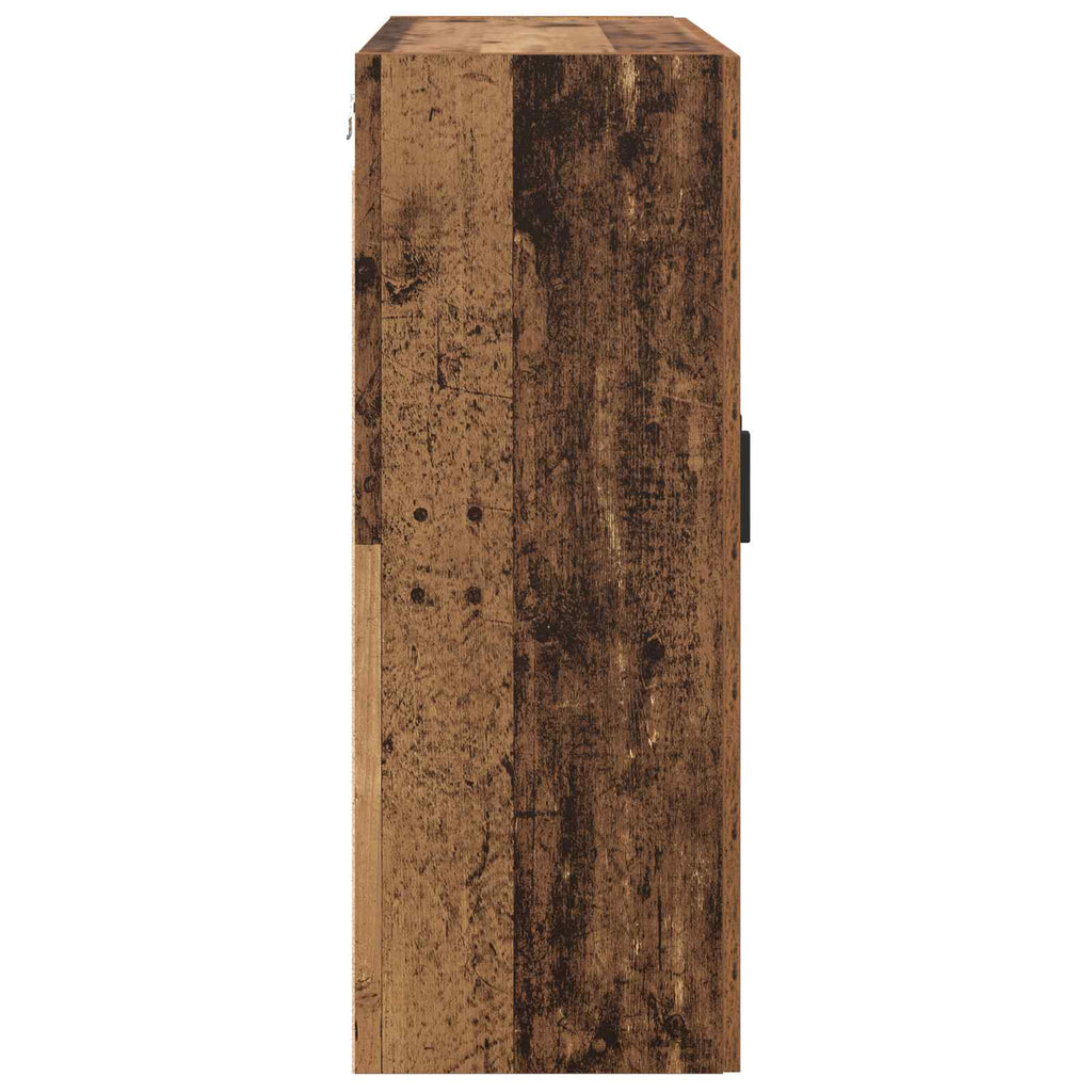 vidaXL Szafka ścienna Stare drewno 69,5 x 34 x 90 cm