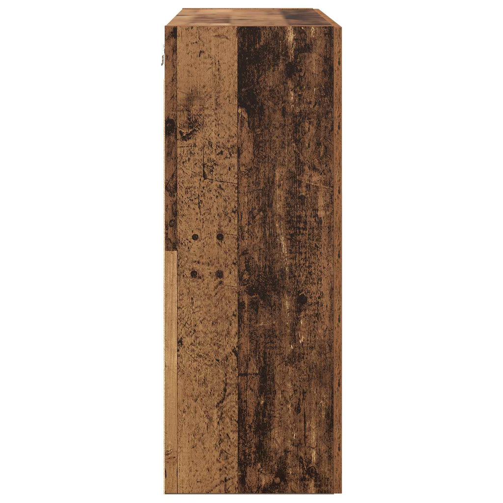 vidaXL Szafka ścienna Stare drewno 69,5 x 34 x 90 cm