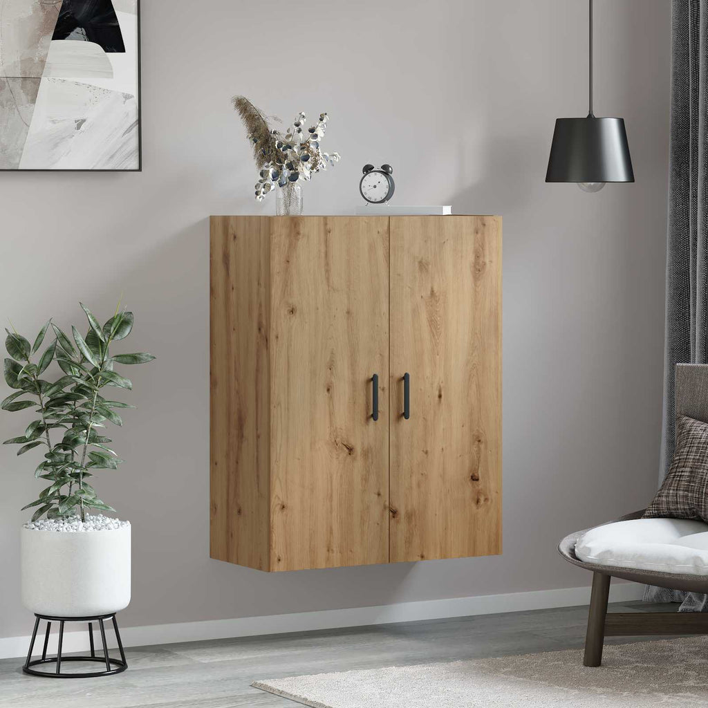 vidaXL Szafka ścienna Dąb rzemieślniczy 69,5 x 34 x 90 cm
