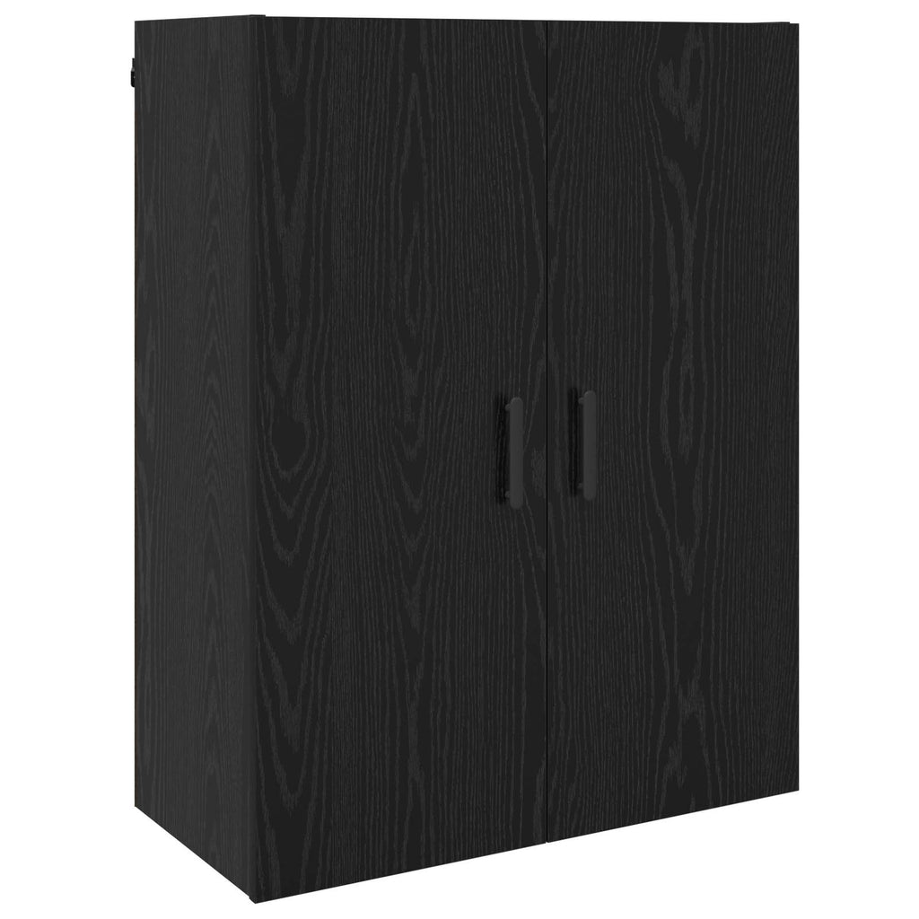 vidaXL Szafka ścienna Czarny Dąb 69,5 x 34 x 90 cm Drewno inżynieryjne