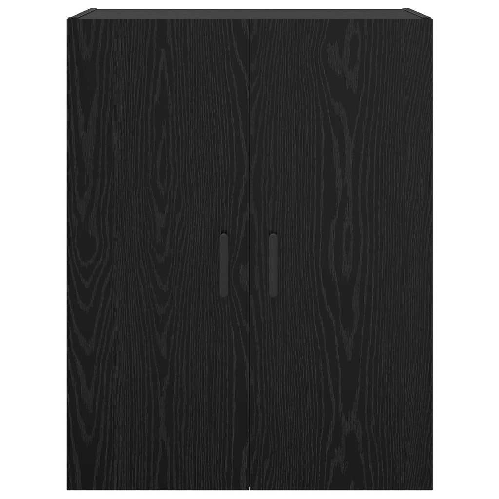 vidaXL Szafka ścienna Czarny Dąb 69,5 x 34 x 90 cm Drewno inżynieryjne