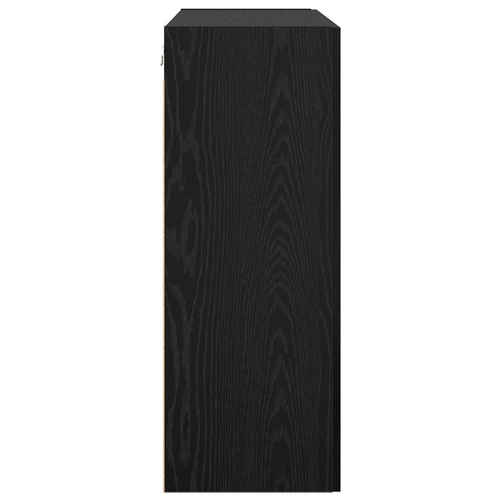vidaXL Szafka ścienna Czarny Dąb 69,5 x 34 x 90 cm Drewno inżynieryjne