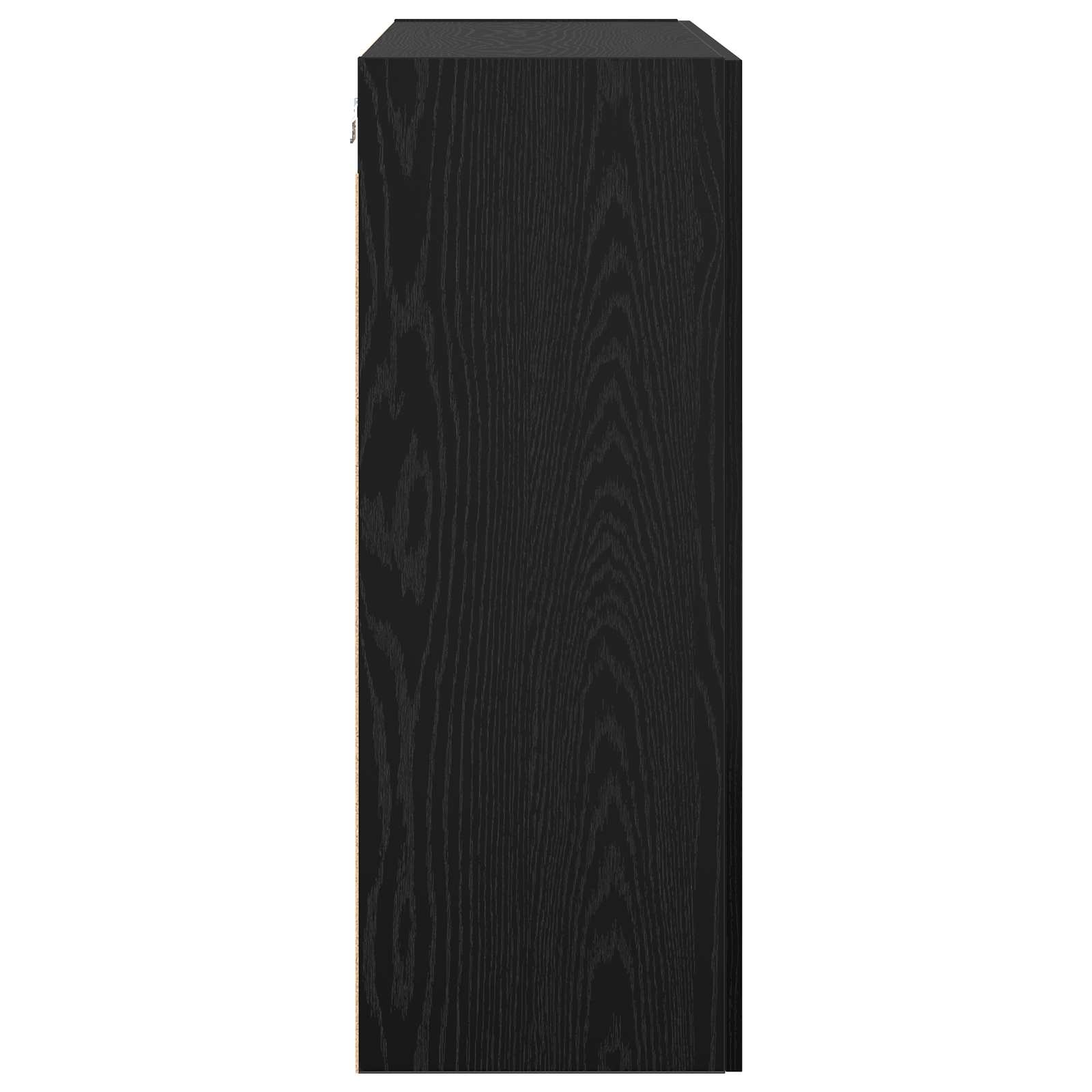 vidaXL Szafka ścienna Czarny Dąb 69,5 x 34 x 90 cm Drewno inżynieryjne
