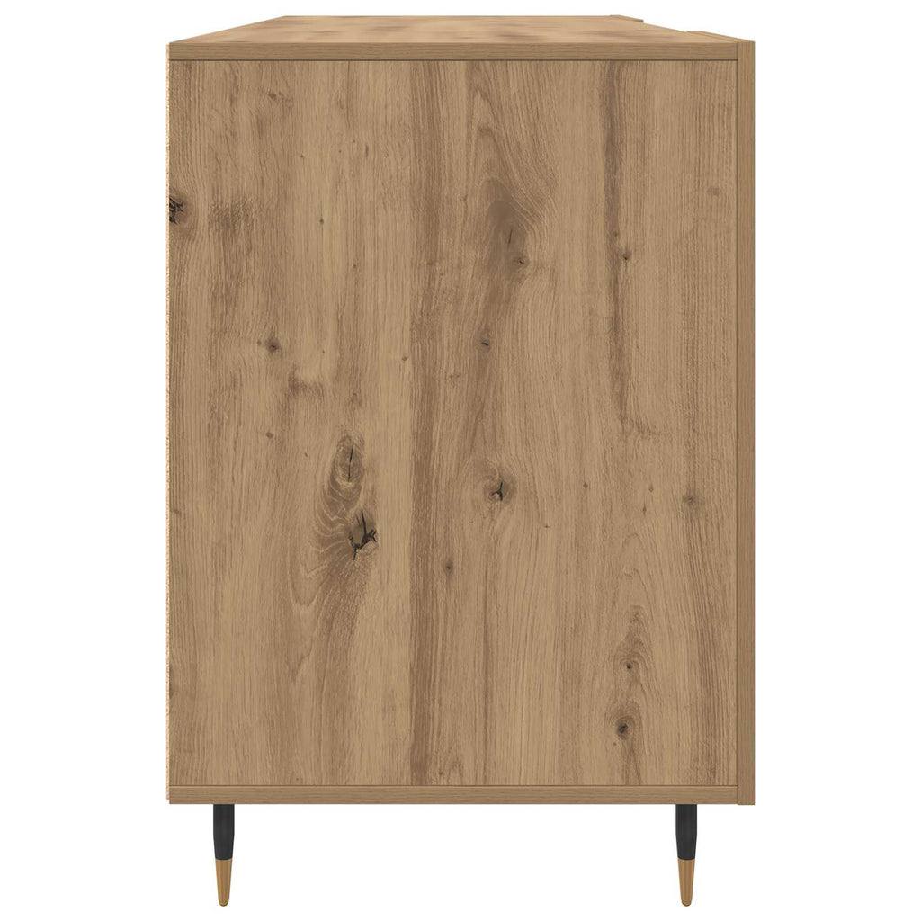 vidaXL Biurko dąb artisan 140 x 50 x 75 cm Materiał drewnopochodny