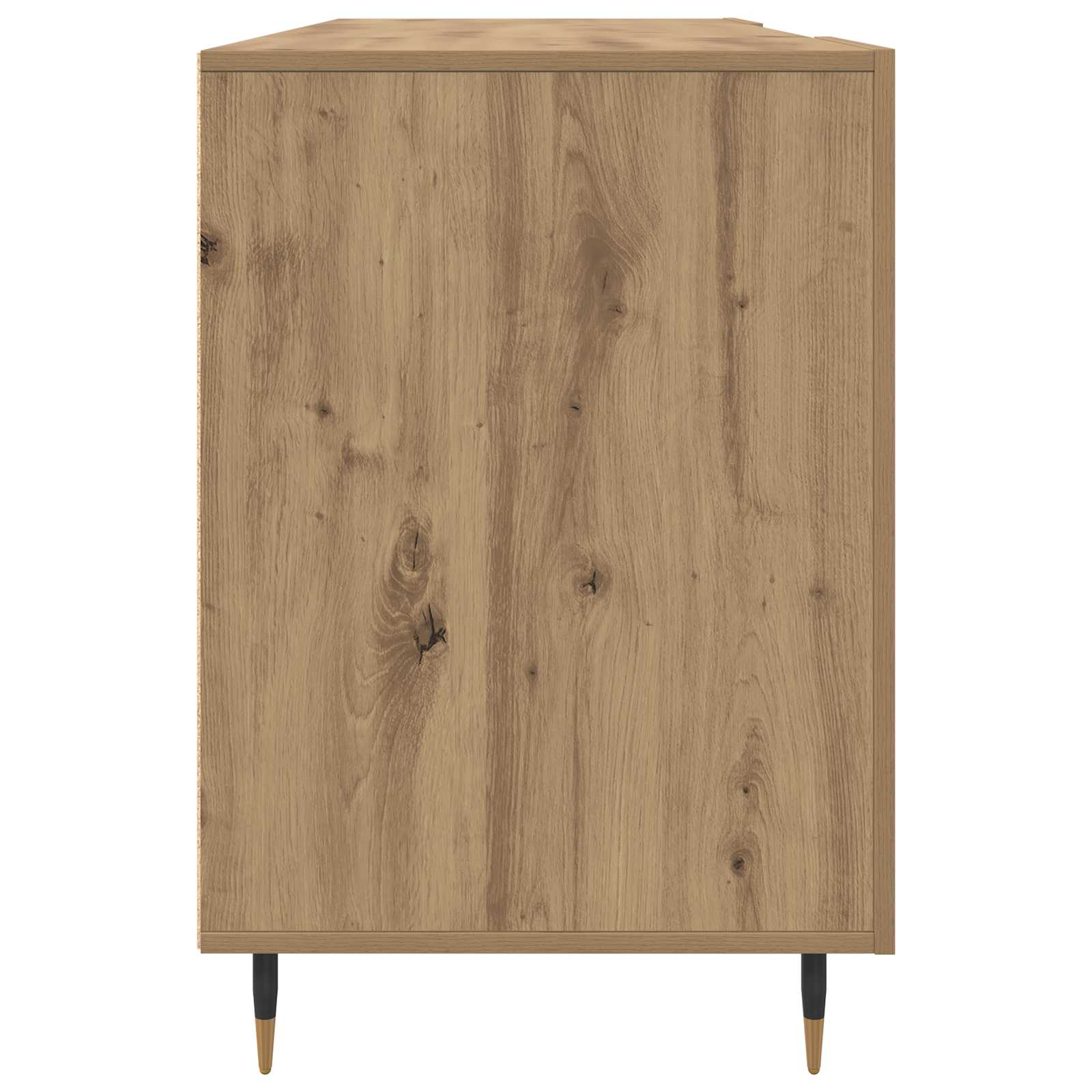 vidaXL Biurko dąb artisan 140 x 50 x 75 cm Materiał drewnopochodny