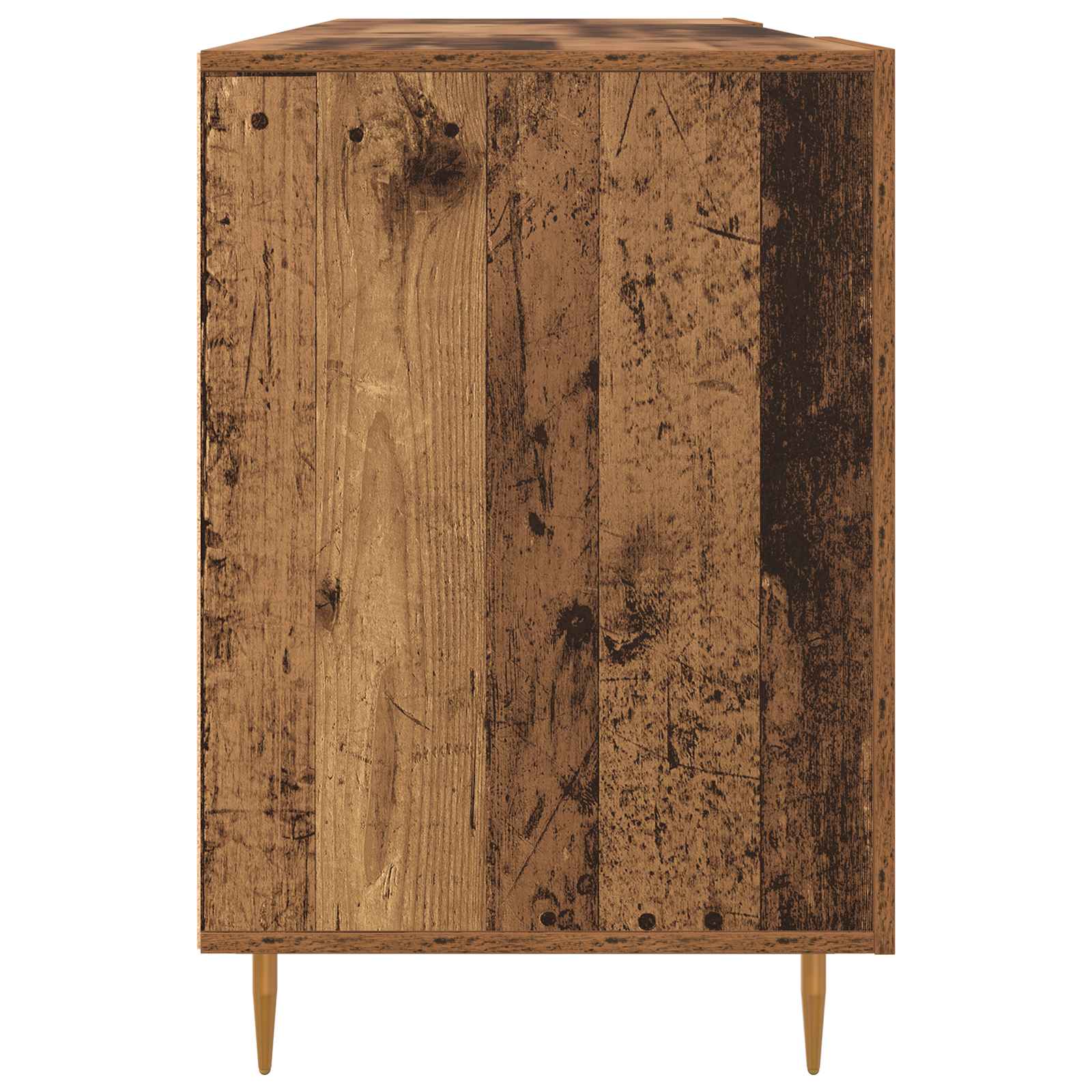 vidaXL Biurko Stare drewno 140 x 50 x 75 cm Materiał drewnopochodny