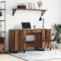 vidaXL Biurko Stare drewno 140 x 50 x 75 cm Materiał drewnopochodny