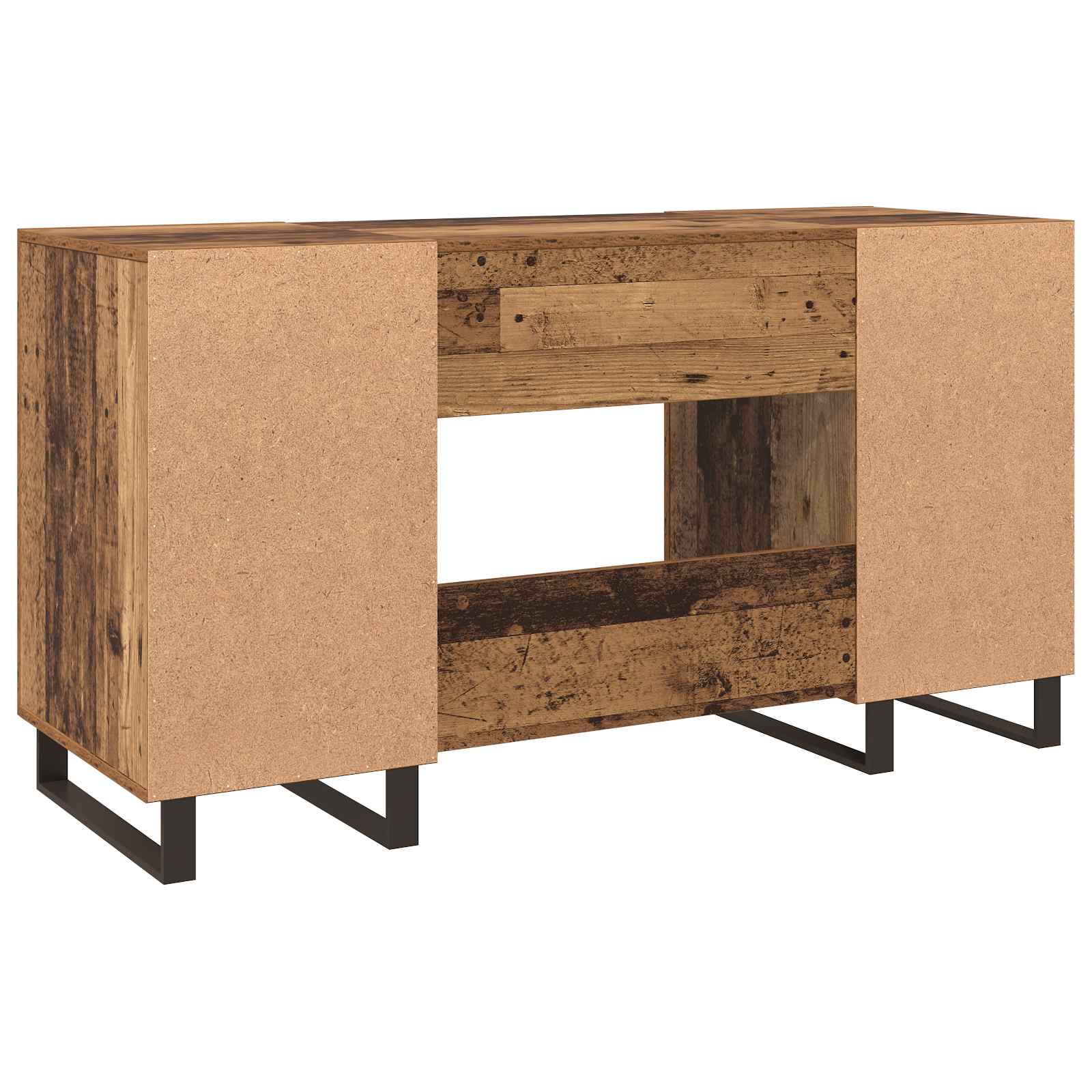 vidaXL Biurko Stare drewno 140 x 50 x 75 cm Materiał drewnopochodny
