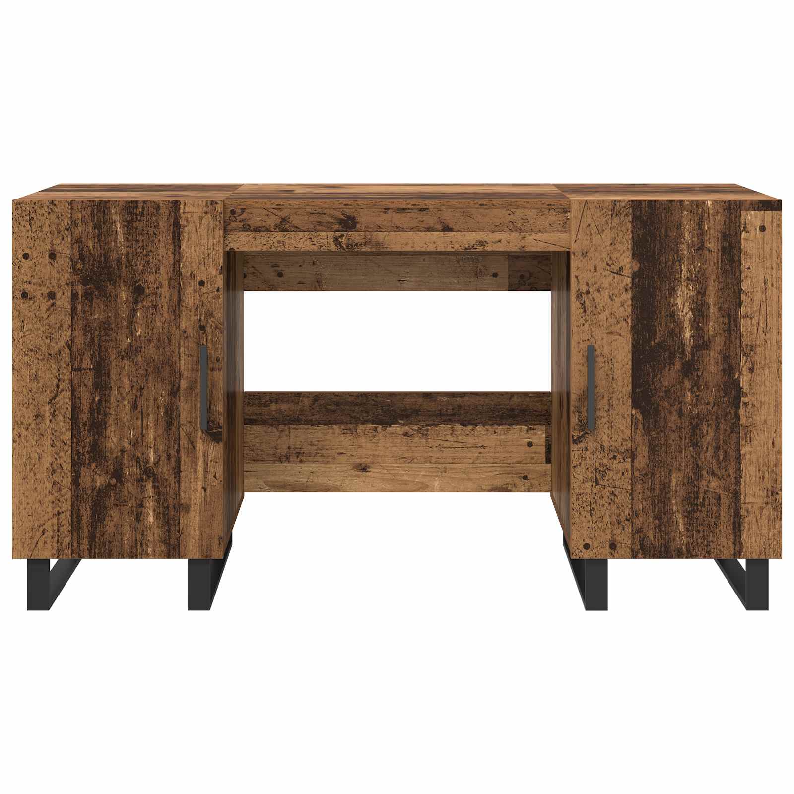 vidaXL Biurko Stare drewno 140 x 50 x 75 cm Materiał drewnopochodny