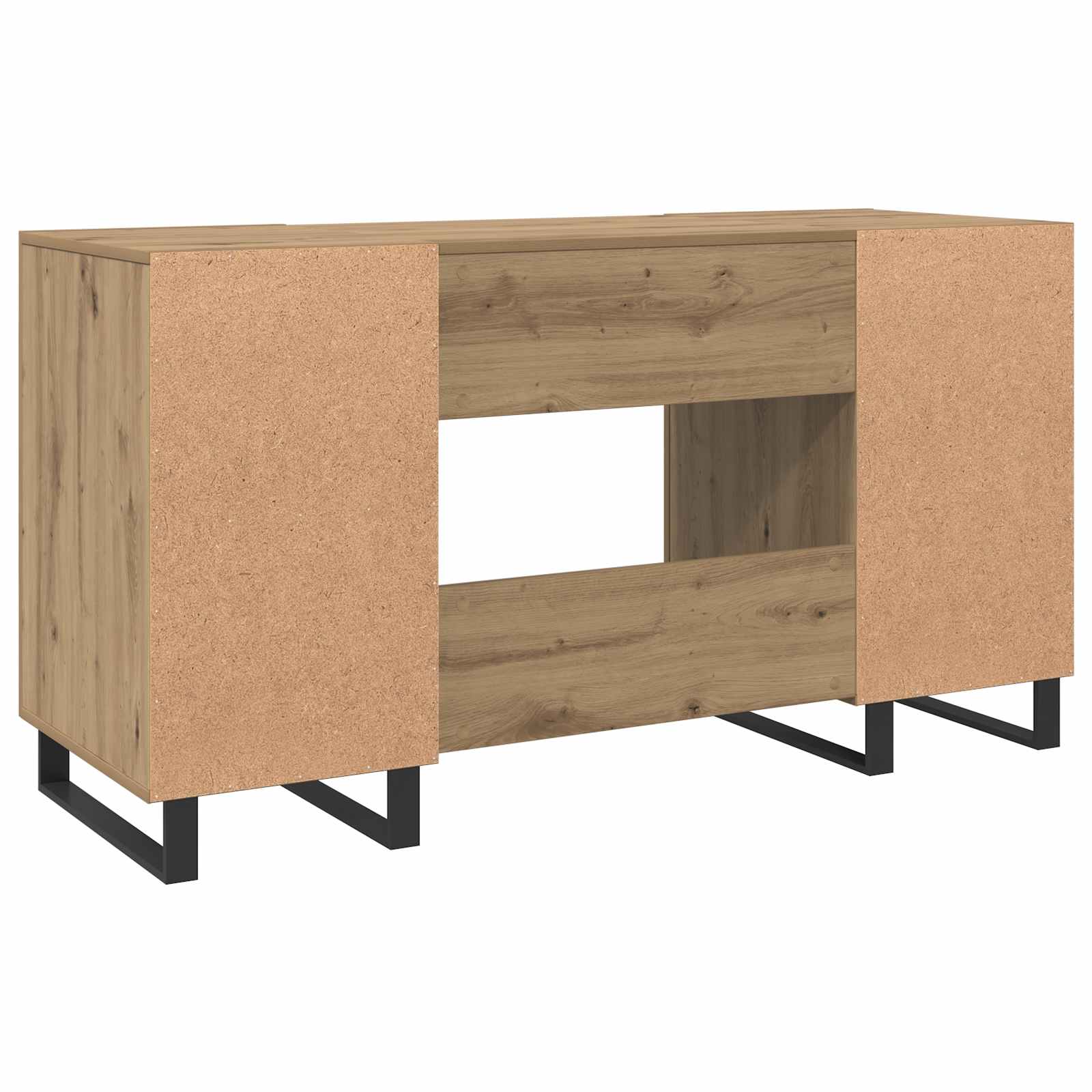 vidaXL Biurko dąb artisan 140 x 50 x 75 cm Materiał drewnopochodny