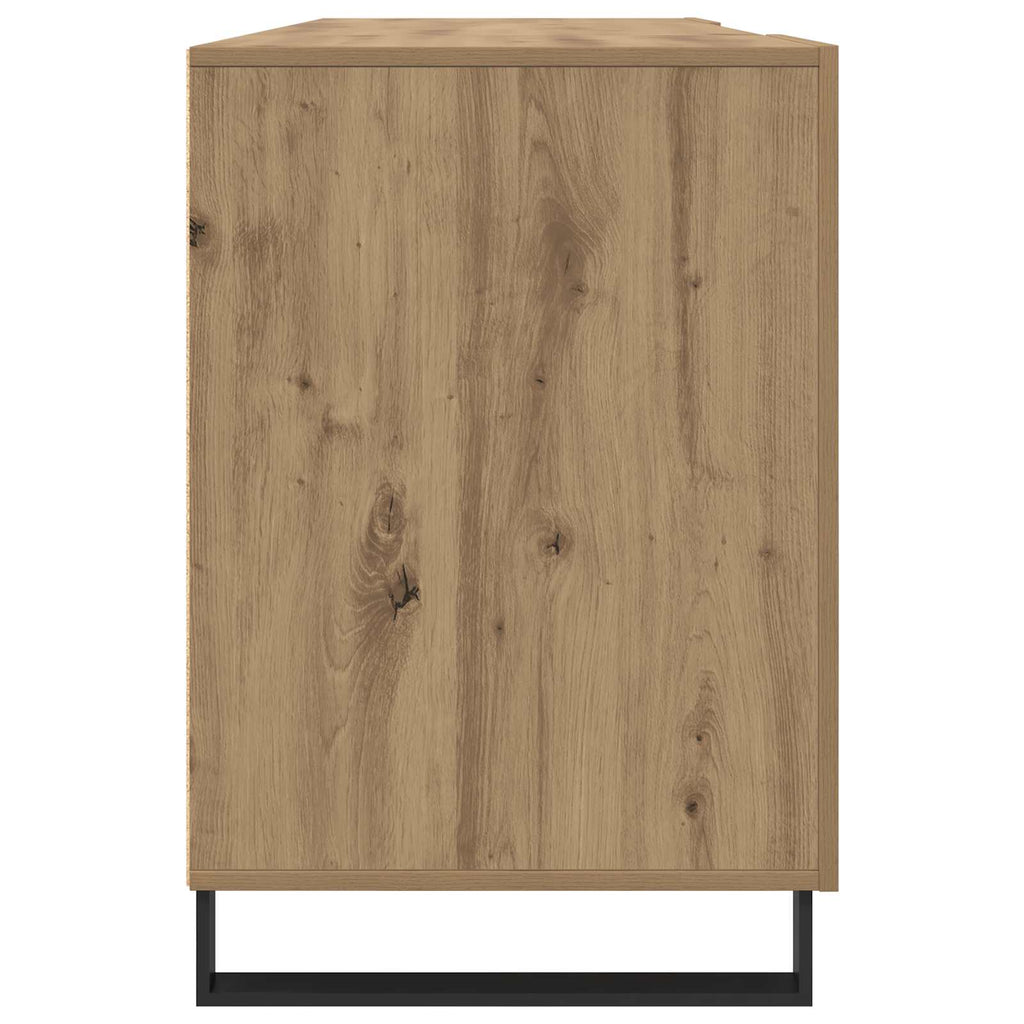 vidaXL Biurko dąb artisan 140 x 50 x 75 cm Materiał drewnopochodny