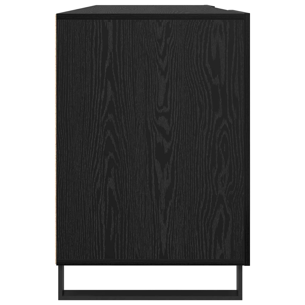 vidaXL Biurko Czarny dąb 140 x 50 x 75 cm Materiał drewnopochodny