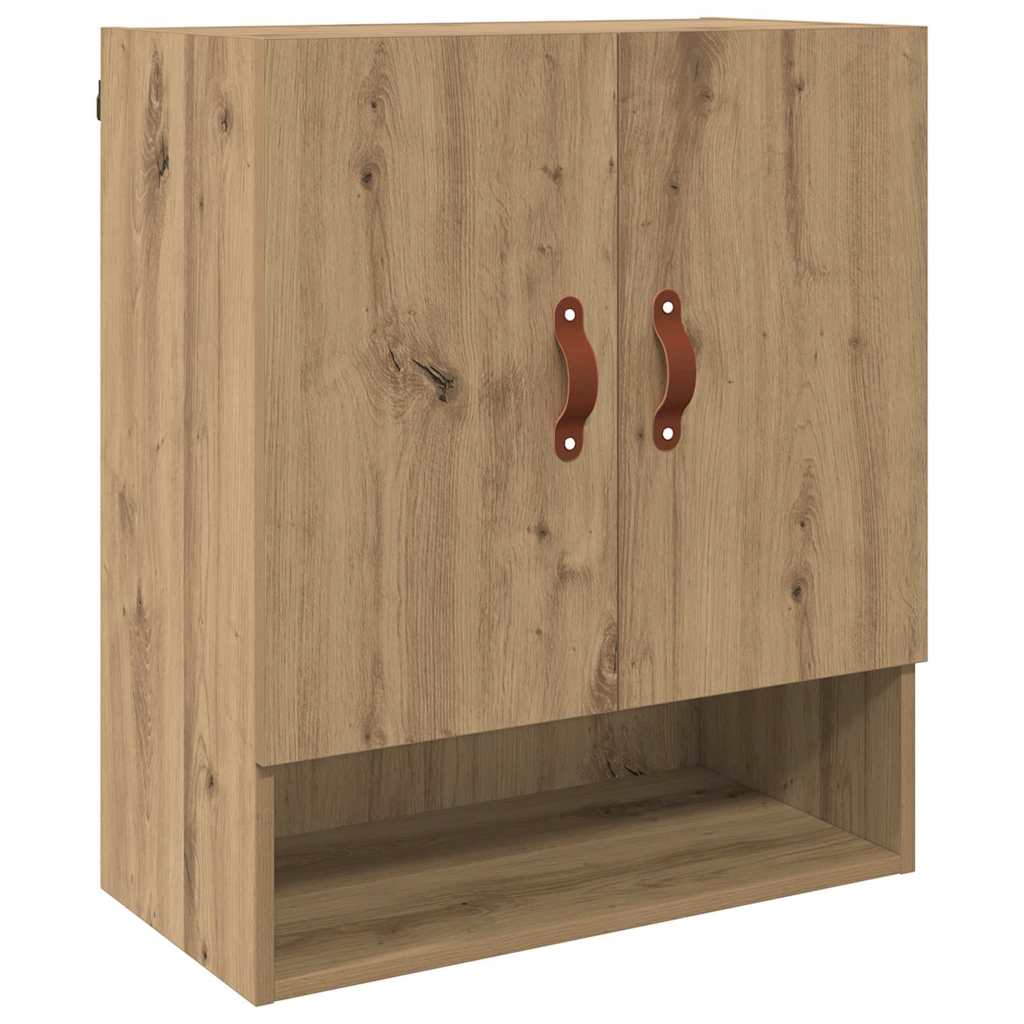 vidaXL Szafka ścienna Montowane na ścianie dąb artisan 60 x 31 x 70 cm