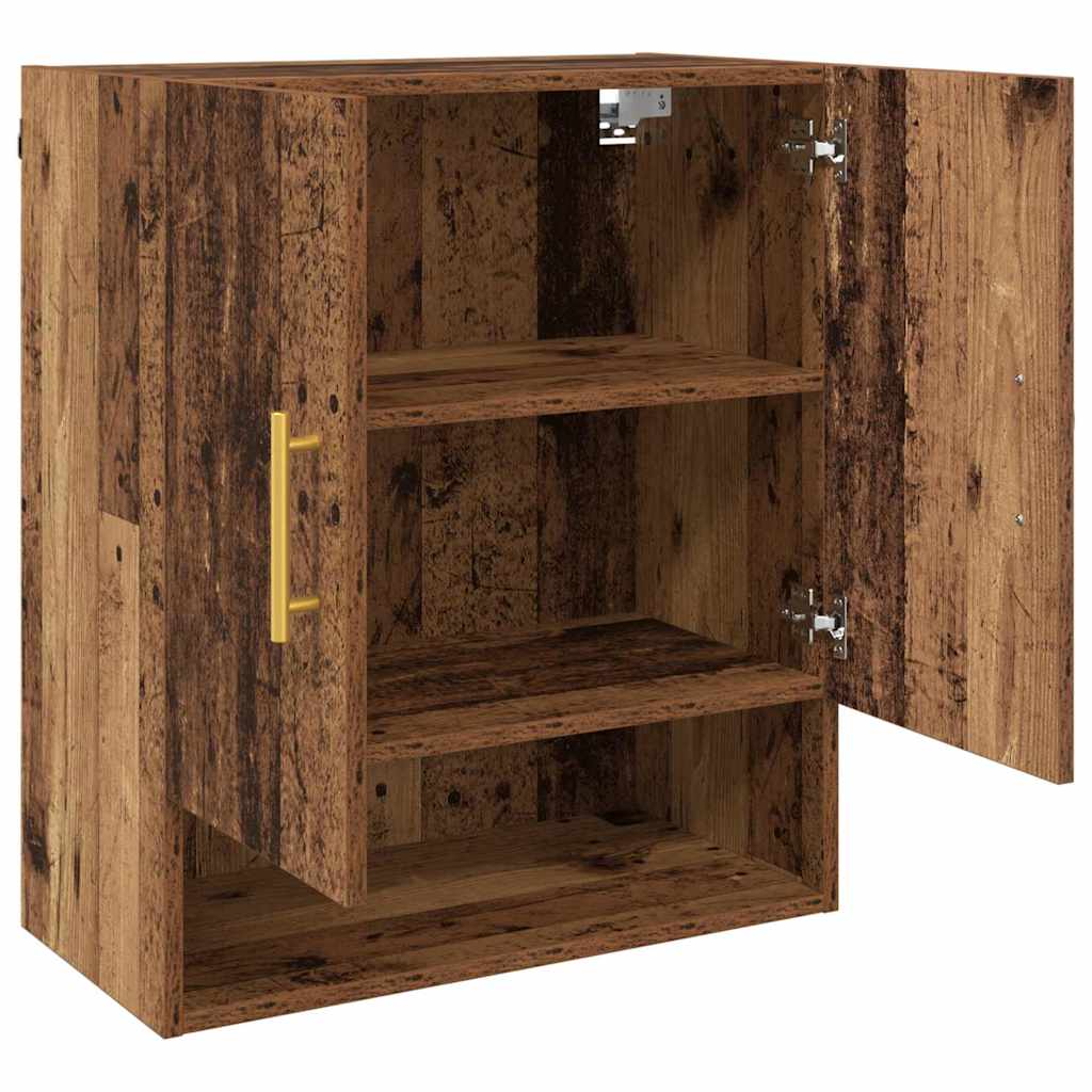 vidaXL Szafka ścienna Stare drewno 60 x 31 x 70 cm
