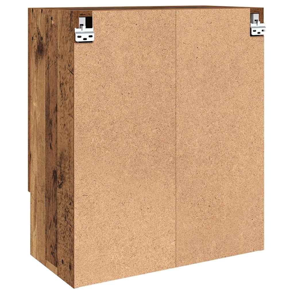 vidaXL Szafka ścienna Stare drewno 60 x 31 x 70 cm