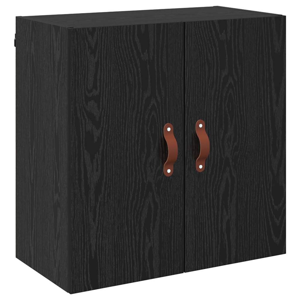 vidaXL Szafka ścienna Montowane na ścianie Czarny dąb 60 x 31 x 60 cm