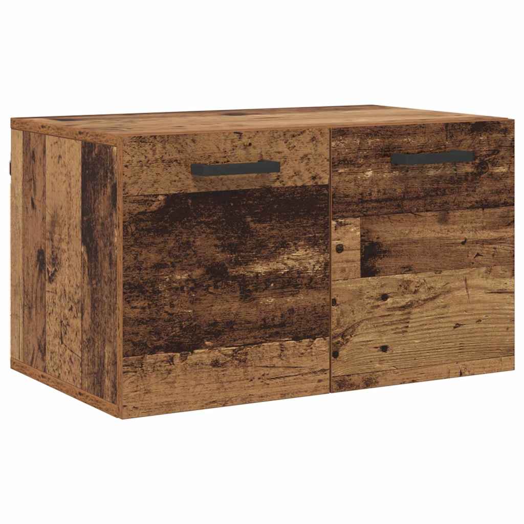 vidaXL Szafka ścienna Stare drewno 60 x 36,5 x 35 cm