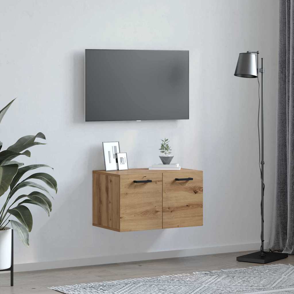 vidaXL Szafka ścienna Dąb rzemieślniczy 60 x 36,5 x 35 cm