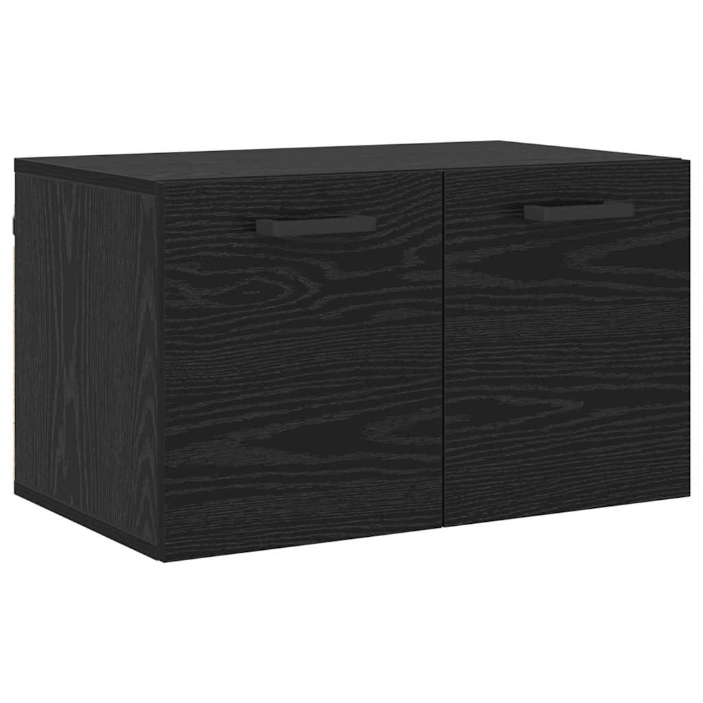 vidaXL Szafka ścienna Czarny Dąb 60 x 36,5 x 35 cm