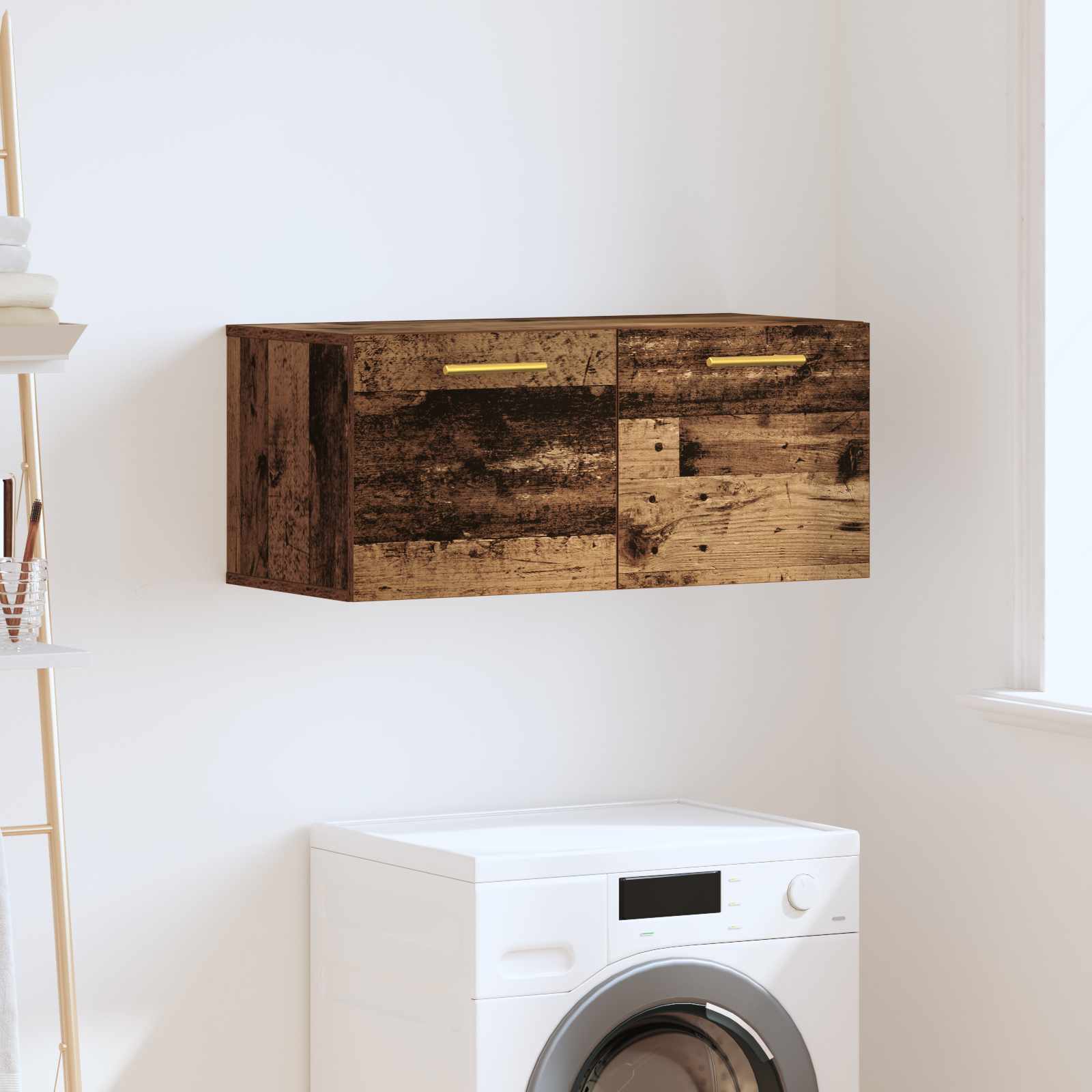vidaXL Szafka ścienna 80 x 36.5 x 35 cm Drewno inżynieryjne