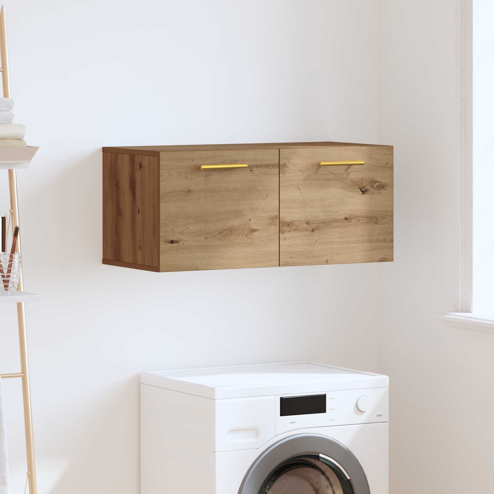 vidaXL Szafka ścienna 80 x 36.5 x 35 cm Drewno inżynieryjne