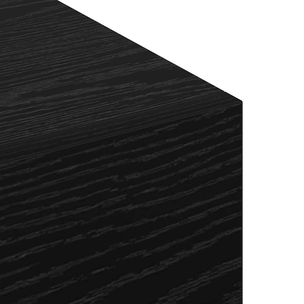 vidaXL Szafka ścienna 80 x 36.5 x 35 cm Drewno inżynieryjne Czarny dąb