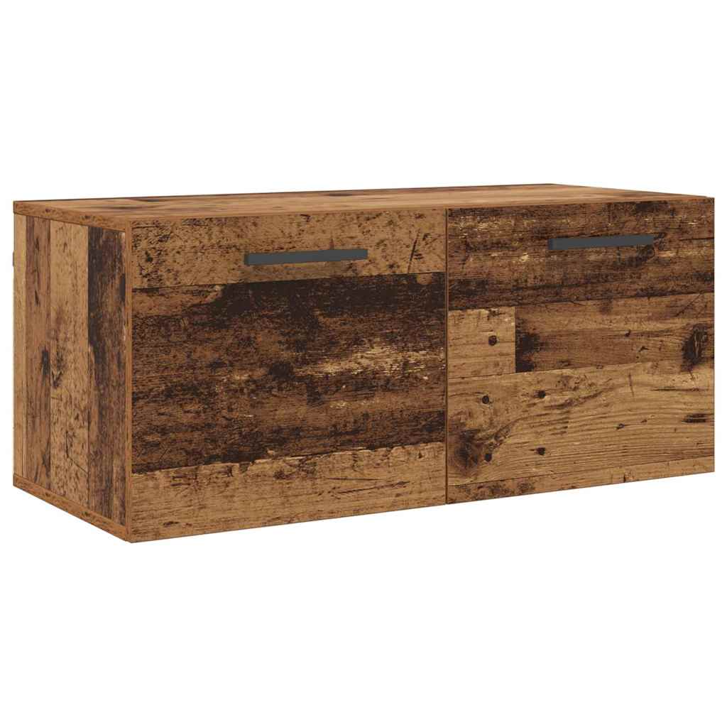vidaXL Szafka ścienna Stare drewno 80 x 36.5 x 35 cm