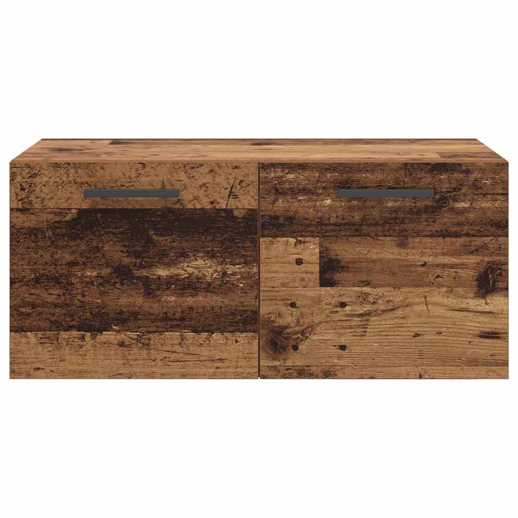 vidaXL Szafka ścienna Stare drewno 80 x 36.5 x 35 cm