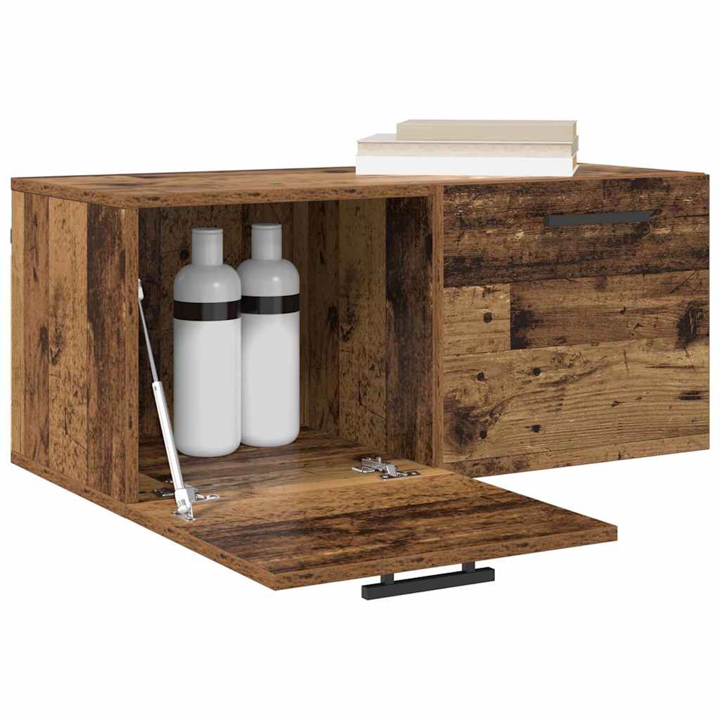 vidaXL Szafka ścienna Stare drewno 80 x 36.5 x 35 cm