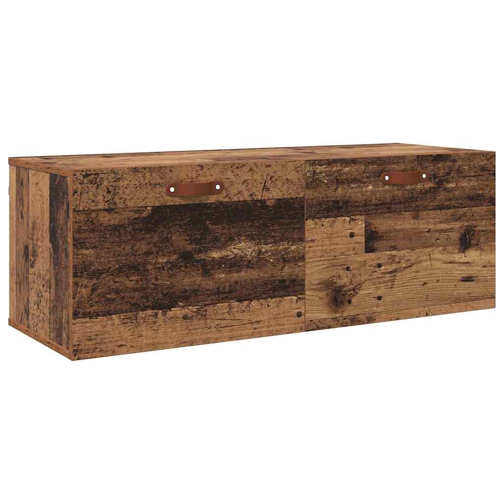 vidaXL Szafka ścienna Stare drewno 100 x 36,5 x 35 cm