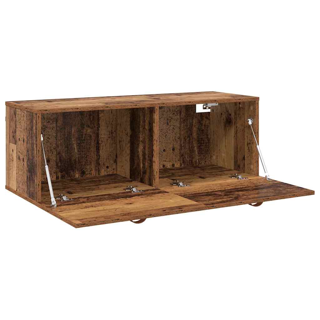 vidaXL Szafka ścienna Stare drewno 100 x 36,5 x 35 cm